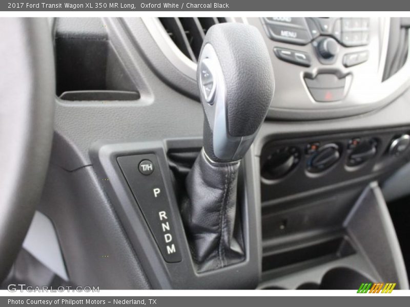 Oxford White / Charcoal Black 2017 Ford Transit Wagon XL 350 MR Long