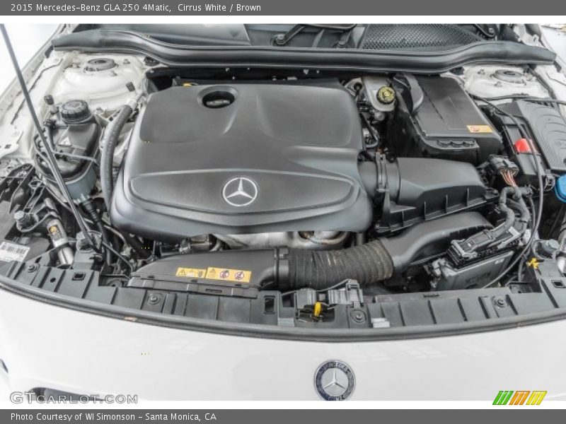 Cirrus White / Brown 2015 Mercedes-Benz GLA 250 4Matic