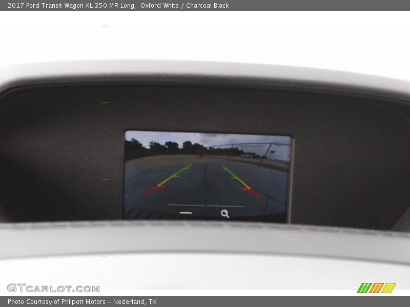 Oxford White / Charcoal Black 2017 Ford Transit Wagon XL 350 MR Long