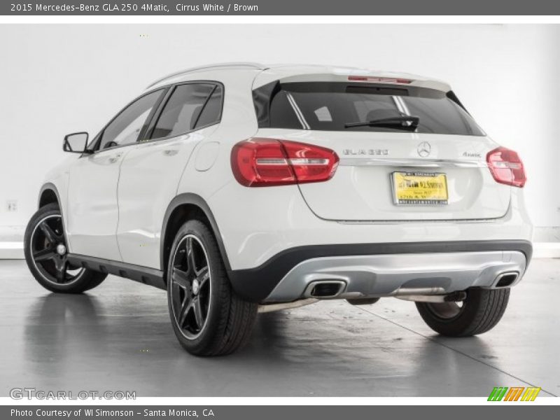 Cirrus White / Brown 2015 Mercedes-Benz GLA 250 4Matic