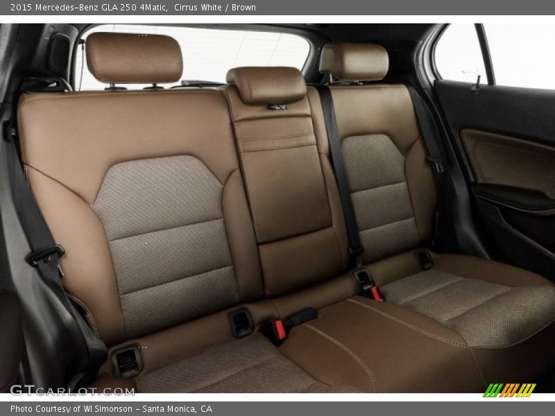 Cirrus White / Brown 2015 Mercedes-Benz GLA 250 4Matic