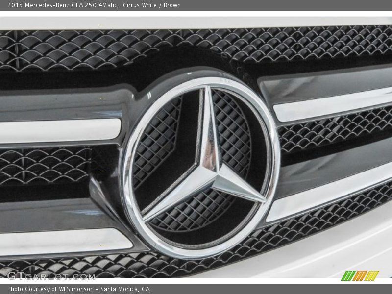 Cirrus White / Brown 2015 Mercedes-Benz GLA 250 4Matic