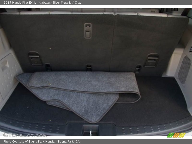 Alabaster Silver Metallic / Gray 2015 Honda Pilot EX-L