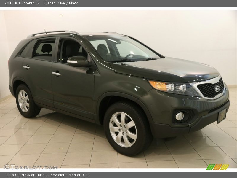 Tuscan Olive / Black 2013 Kia Sorento LX