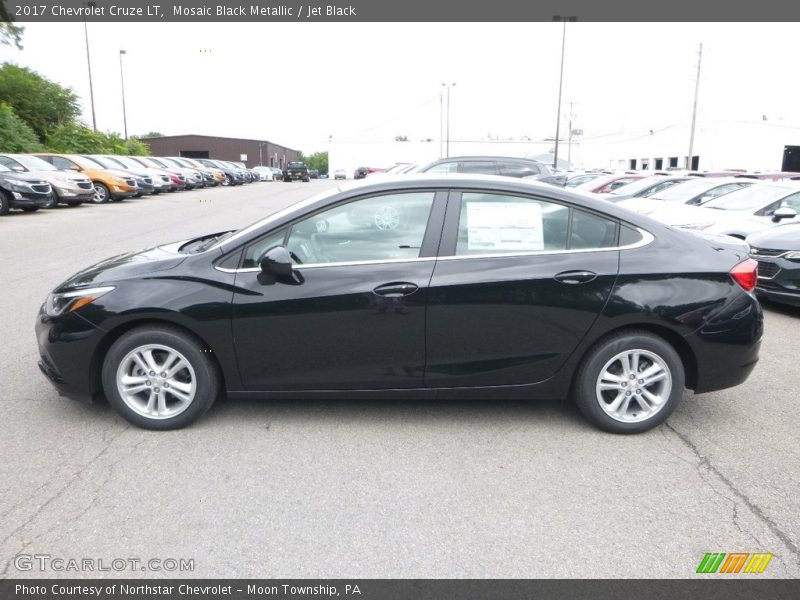 Mosaic Black Metallic / Jet Black 2017 Chevrolet Cruze LT