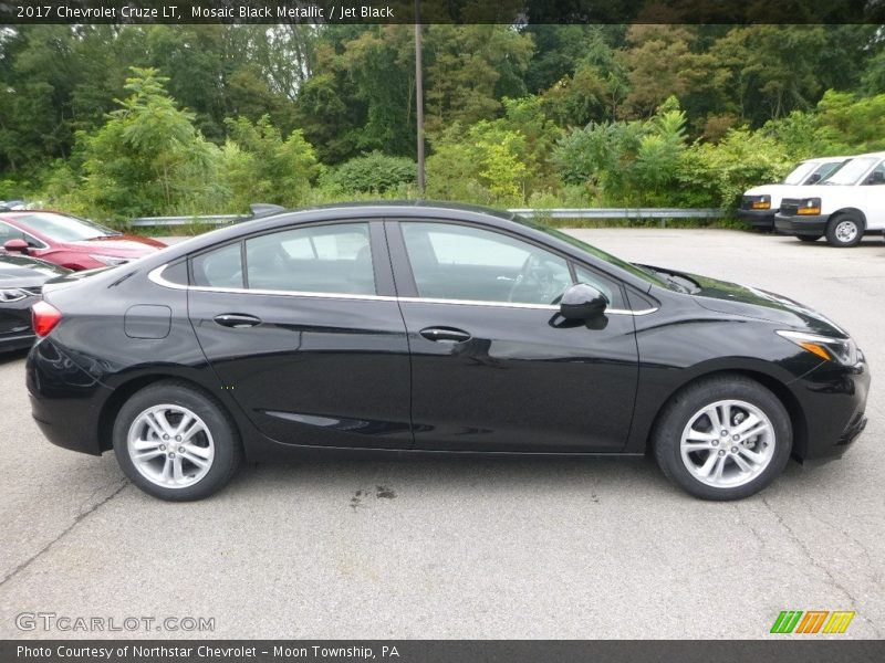 Mosaic Black Metallic / Jet Black 2017 Chevrolet Cruze LT