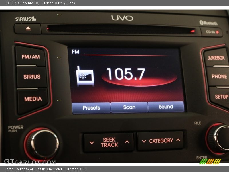 Tuscan Olive / Black 2013 Kia Sorento LX