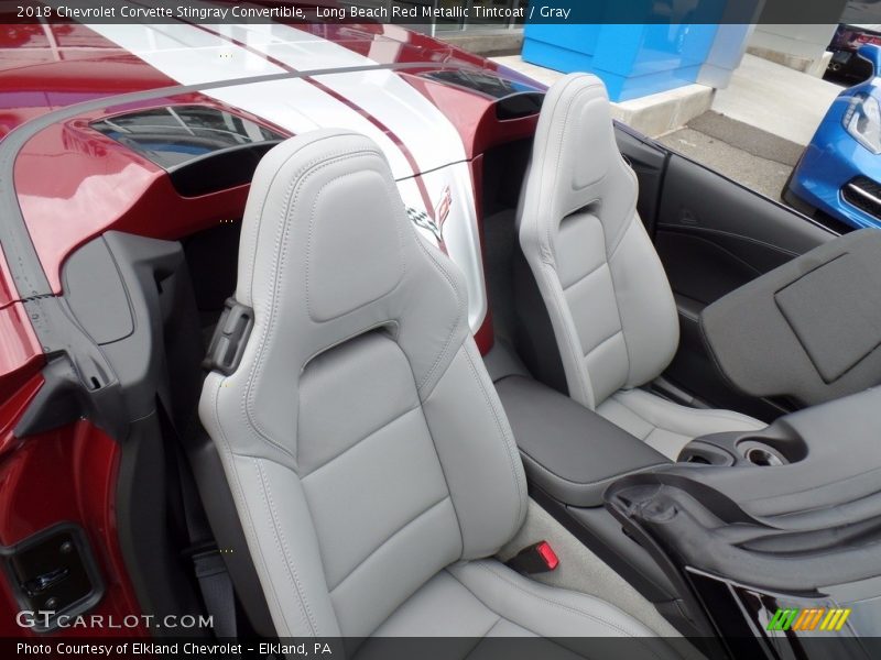 Long Beach Red Metallic Tintcoat / Gray 2018 Chevrolet Corvette Stingray Convertible