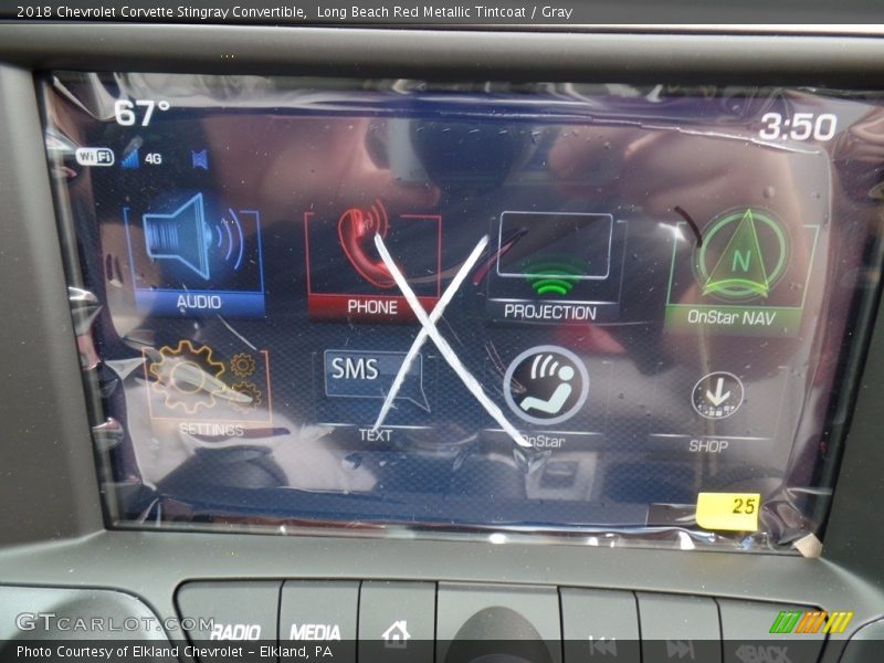 Long Beach Red Metallic Tintcoat / Gray 2018 Chevrolet Corvette Stingray Convertible