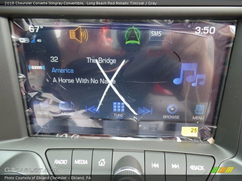 Long Beach Red Metallic Tintcoat / Gray 2018 Chevrolet Corvette Stingray Convertible