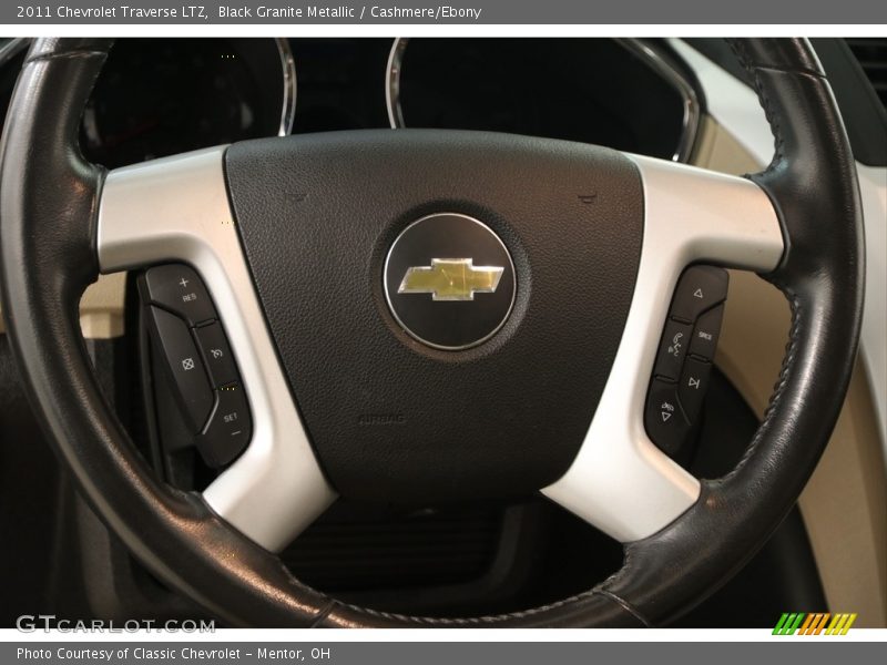 Black Granite Metallic / Cashmere/Ebony 2011 Chevrolet Traverse LTZ