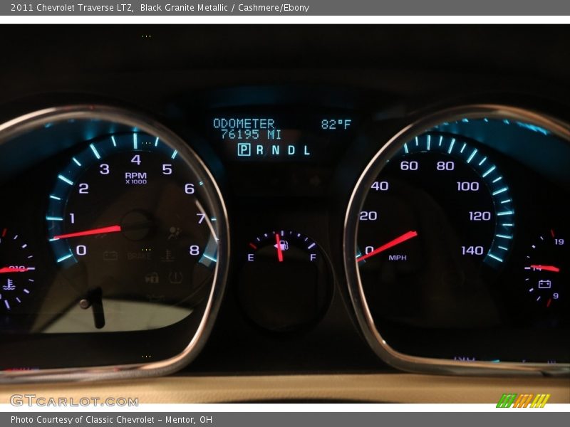 Black Granite Metallic / Cashmere/Ebony 2011 Chevrolet Traverse LTZ