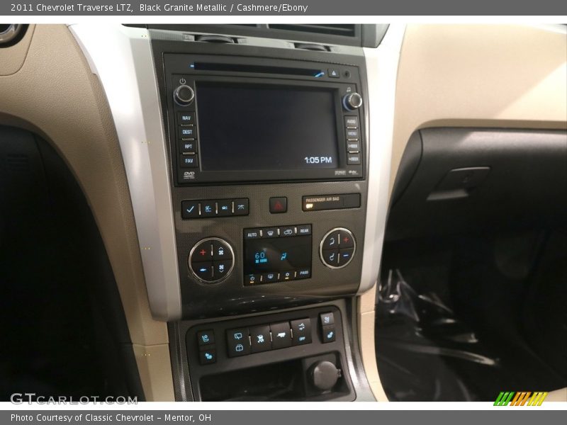Black Granite Metallic / Cashmere/Ebony 2011 Chevrolet Traverse LTZ