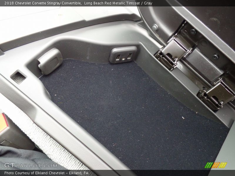 Long Beach Red Metallic Tintcoat / Gray 2018 Chevrolet Corvette Stingray Convertible