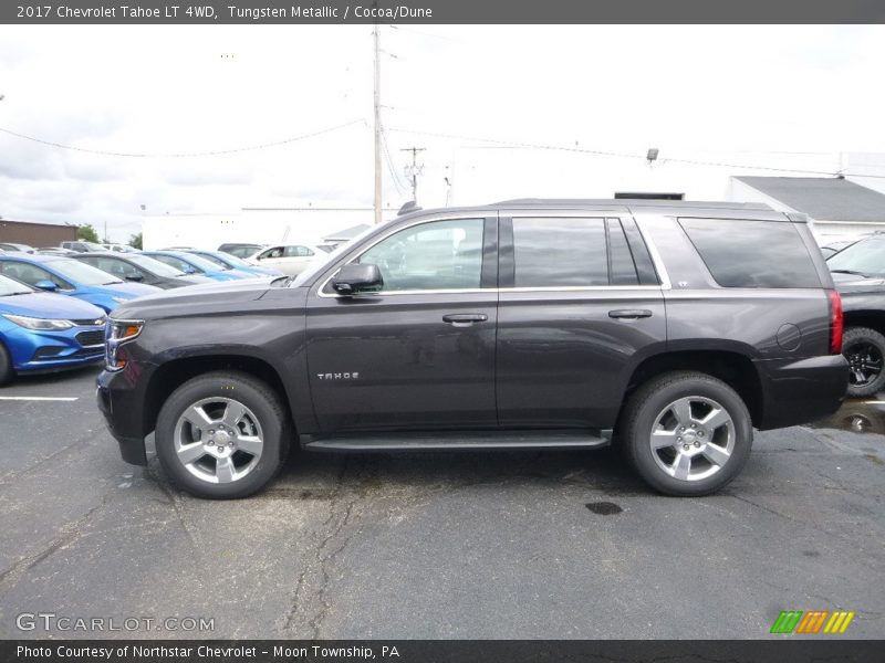 Tungsten Metallic / Cocoa/Dune 2017 Chevrolet Tahoe LT 4WD