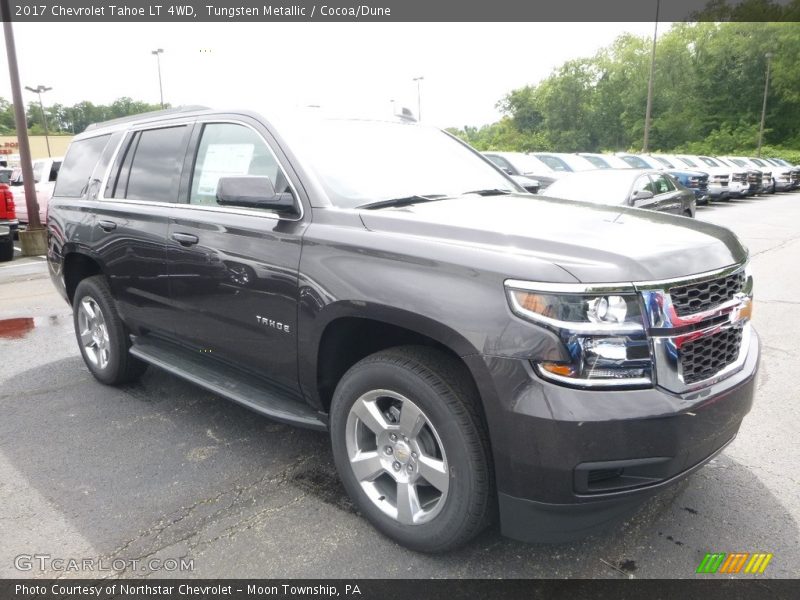 Tungsten Metallic / Cocoa/Dune 2017 Chevrolet Tahoe LT 4WD