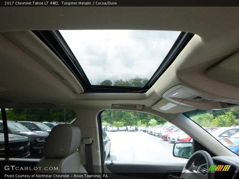 Tungsten Metallic / Cocoa/Dune 2017 Chevrolet Tahoe LT 4WD