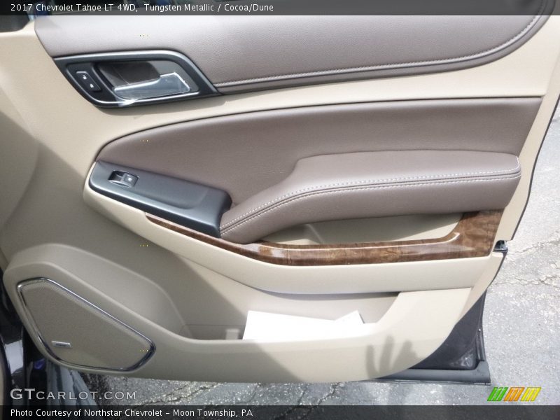 Tungsten Metallic / Cocoa/Dune 2017 Chevrolet Tahoe LT 4WD