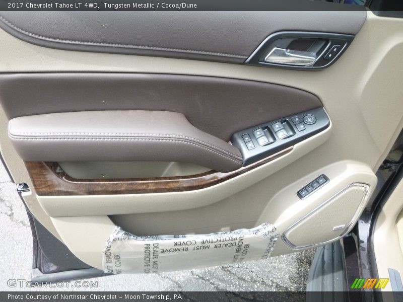 Tungsten Metallic / Cocoa/Dune 2017 Chevrolet Tahoe LT 4WD