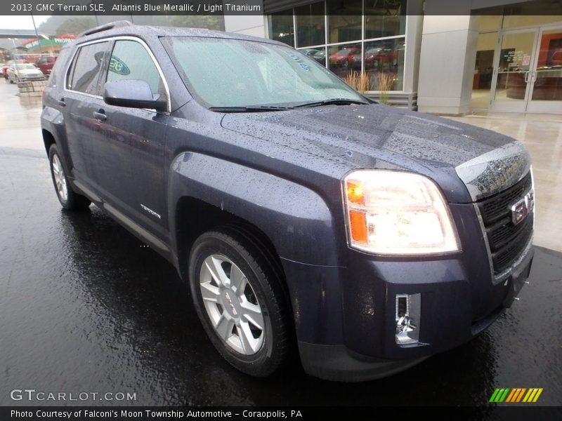 Atlantis Blue Metallic / Light Titanium 2013 GMC Terrain SLE