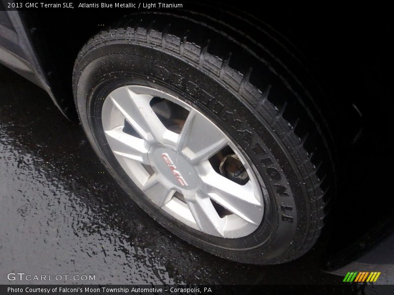 Atlantis Blue Metallic / Light Titanium 2013 GMC Terrain SLE