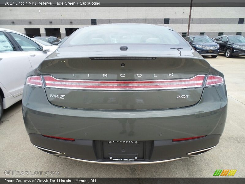 Jade Green / Cappuccino 2017 Lincoln MKZ Reserve