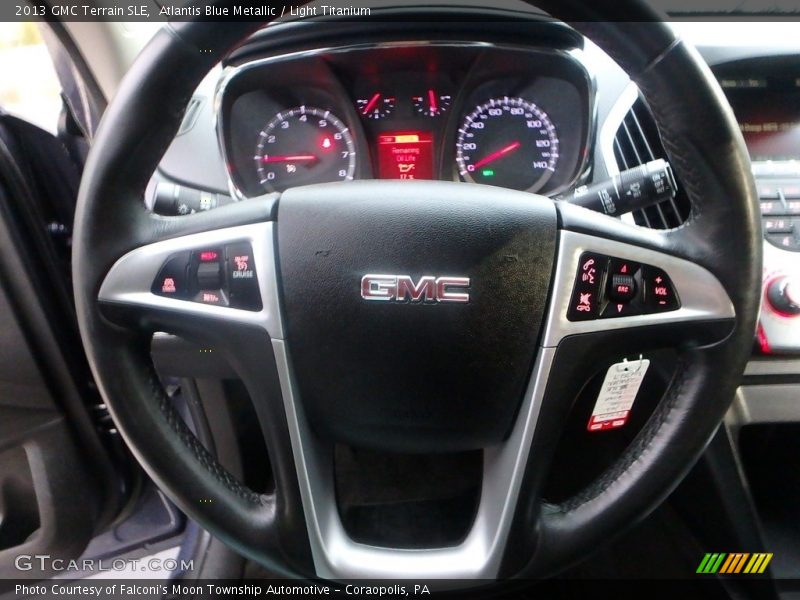 Atlantis Blue Metallic / Light Titanium 2013 GMC Terrain SLE