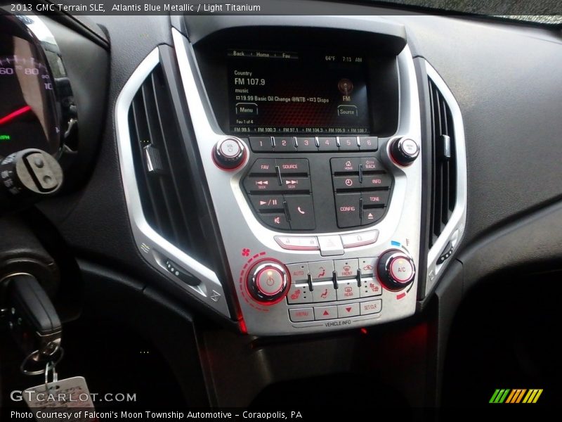 Atlantis Blue Metallic / Light Titanium 2013 GMC Terrain SLE