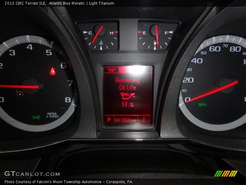 Atlantis Blue Metallic / Light Titanium 2013 GMC Terrain SLE
