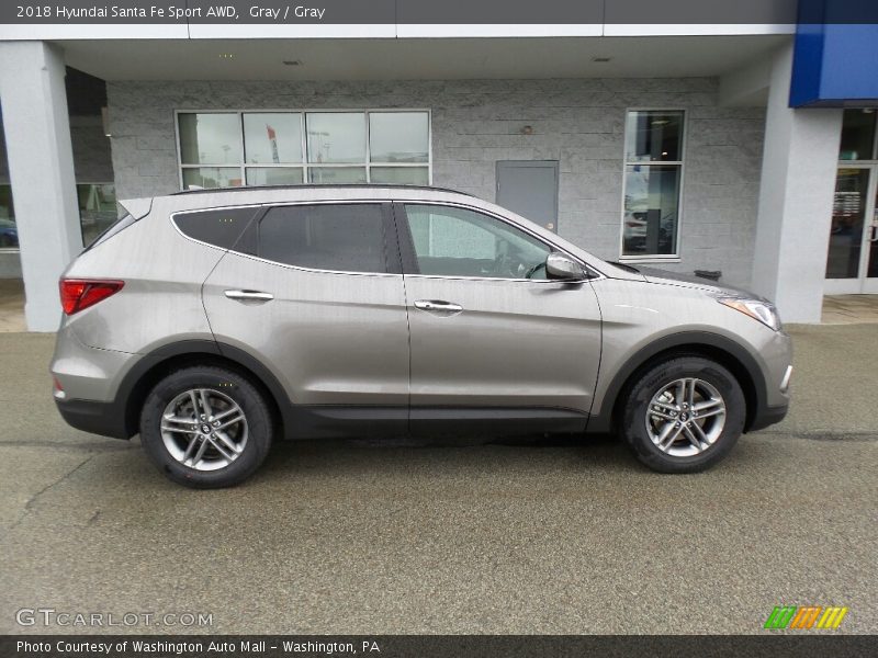 Gray / Gray 2018 Hyundai Santa Fe Sport AWD