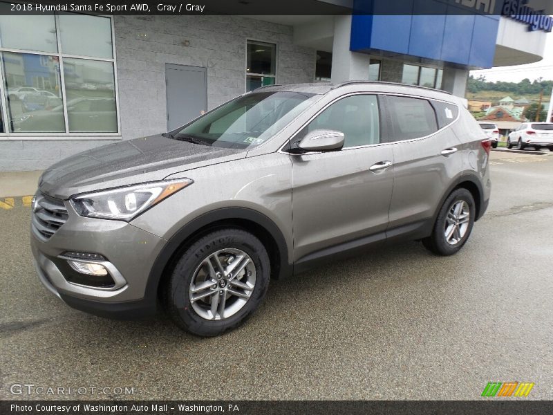 Gray / Gray 2018 Hyundai Santa Fe Sport AWD