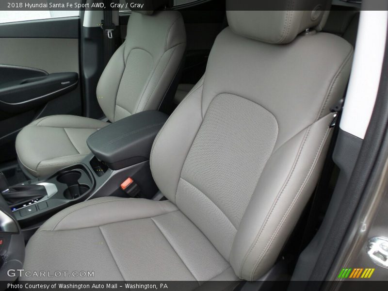 Gray / Gray 2018 Hyundai Santa Fe Sport AWD