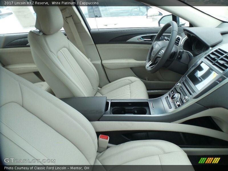 White Platinum / Cappuccino 2017 Lincoln MKZ Reserve