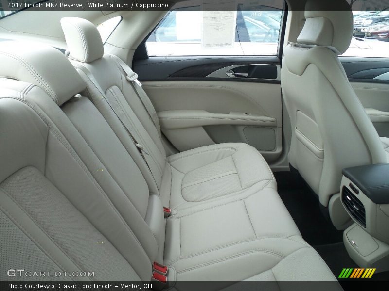 White Platinum / Cappuccino 2017 Lincoln MKZ Reserve