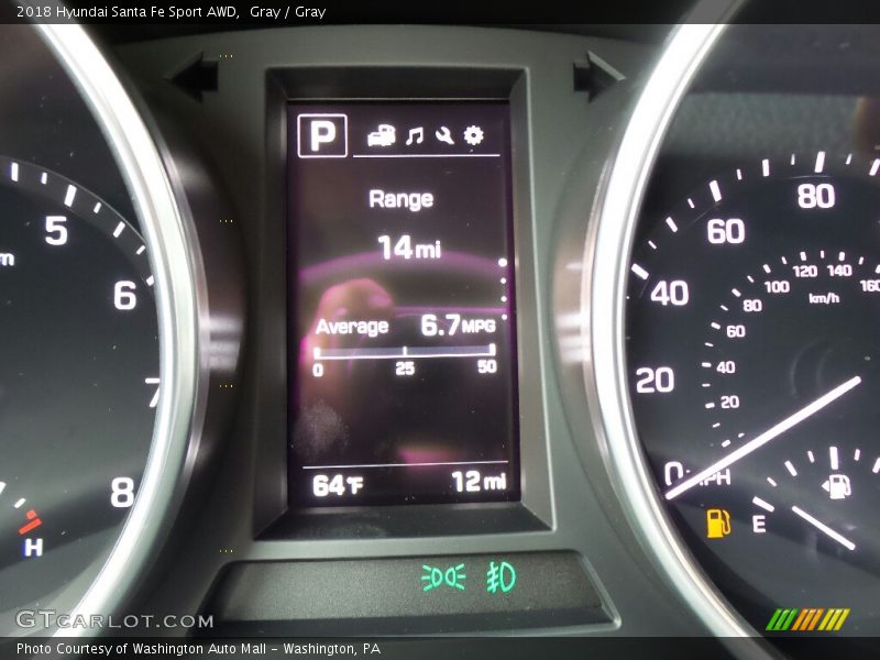 Gray / Gray 2018 Hyundai Santa Fe Sport AWD