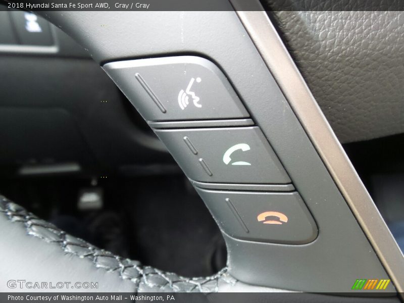 Gray / Gray 2018 Hyundai Santa Fe Sport AWD