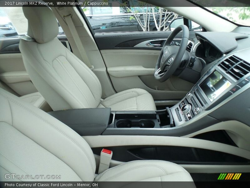 White Platinum / Cappuccino 2017 Lincoln MKZ Reserve
