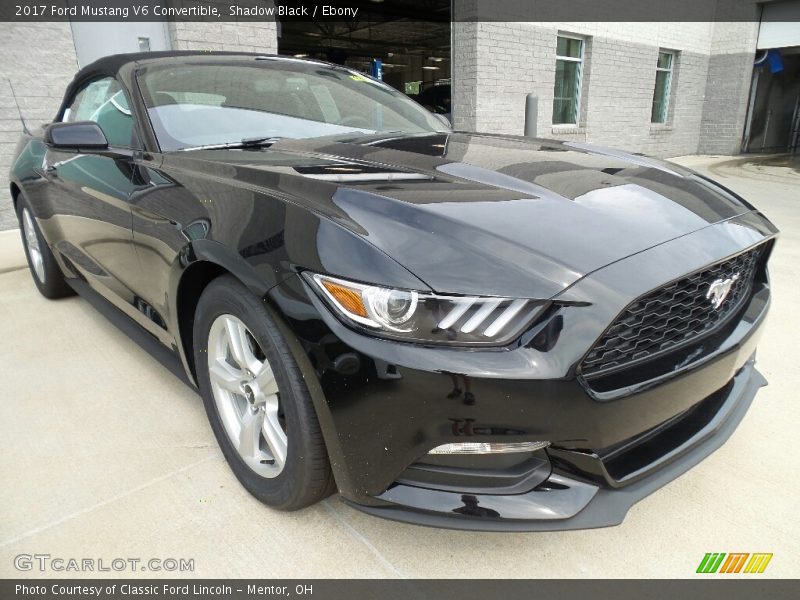 Shadow Black / Ebony 2017 Ford Mustang V6 Convertible