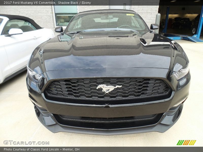 Shadow Black / Ebony 2017 Ford Mustang V6 Convertible