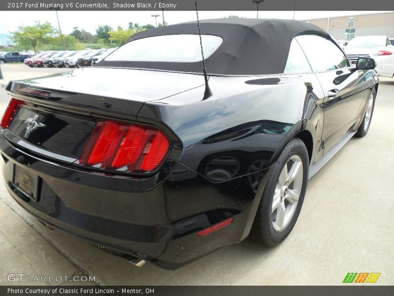 Shadow Black / Ebony 2017 Ford Mustang V6 Convertible