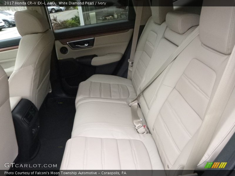 White Diamond Pearl / Ivory 2017 Honda CR-V EX-L AWD