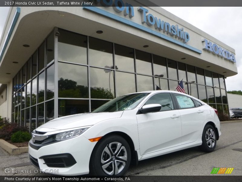 Taffeta White / Ivory 2017 Honda Civic LX Sedan
