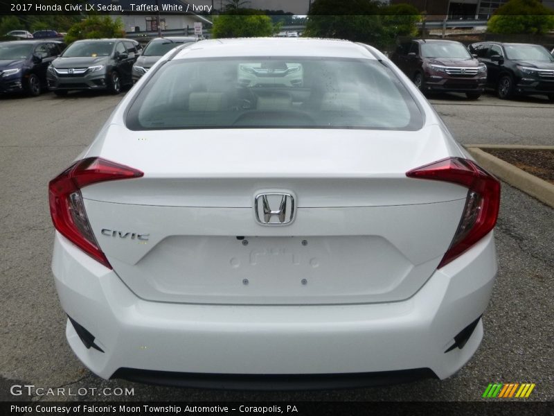 Taffeta White / Ivory 2017 Honda Civic LX Sedan