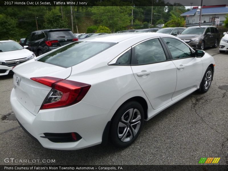 Taffeta White / Ivory 2017 Honda Civic LX Sedan