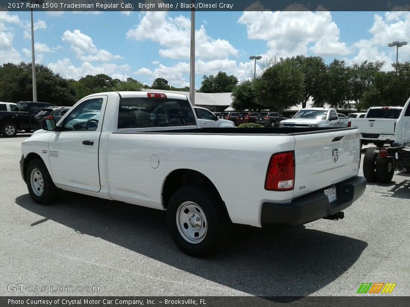 Bright White / Black/Diesel Gray 2017 Ram 1500 Tradesman Regular Cab