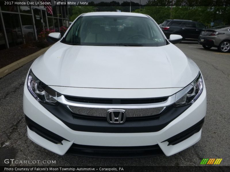 Taffeta White / Ivory 2017 Honda Civic LX Sedan
