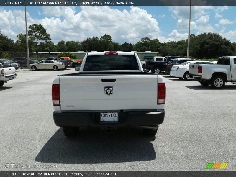 Bright White / Black/Diesel Gray 2017 Ram 1500 Tradesman Regular Cab