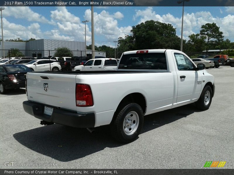 Bright White / Black/Diesel Gray 2017 Ram 1500 Tradesman Regular Cab