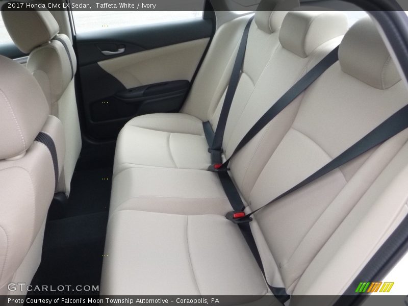Taffeta White / Ivory 2017 Honda Civic LX Sedan