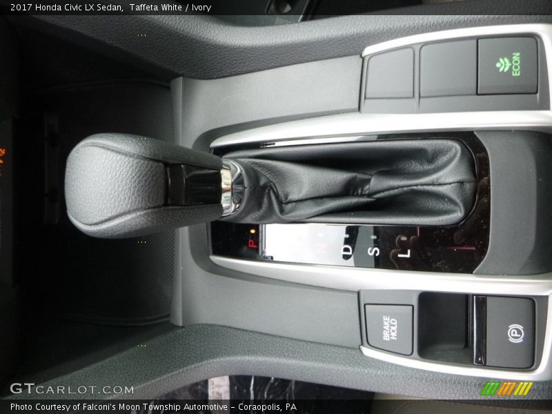 Taffeta White / Ivory 2017 Honda Civic LX Sedan